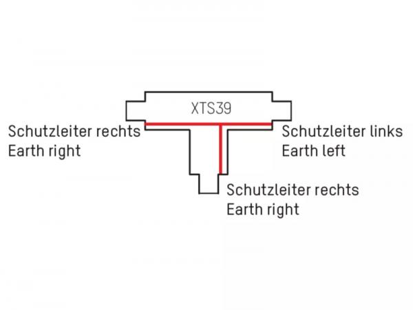 3-Phasen T-Verbinder rechts innen